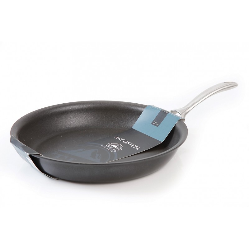 תמונה של מחבת 30 ס"מ אטלס - ארקוסטיל ARCOSTEEL - מרכז החימום
