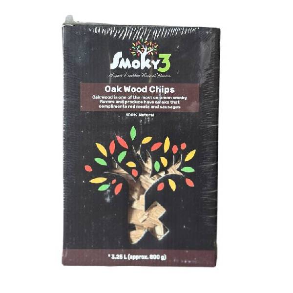 תמונה של שבבי עץ אלון 3.25 ליטר - SMOKY 3 - מרכז החימום