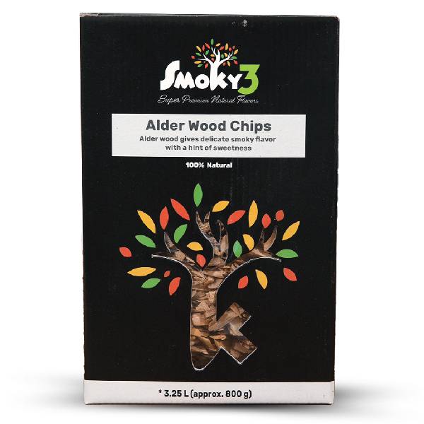תמונה של שבבי עץ אלמון 3.25 ליטר - SMOKY 3 - מרכז החימום
