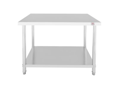 תמונה של שולחן נירוסטה "בוצר" 180X60X90 ס"מ - גלאון - מרכז החימום