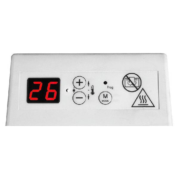 תמונה של רדיאטור חשמלי גלאסאנס 2000W לבן GLASSANCE - דקוהיט - מרכז החימום