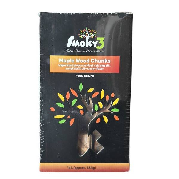 תמונה של צ'אנקים עץ מייפל 1.5 ק"ג - SMOKY 3 - מרכז החימום