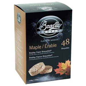 תמונה של 48 טבליות עץ מייפל - בראדלי BRADLEY - מרכז החימום