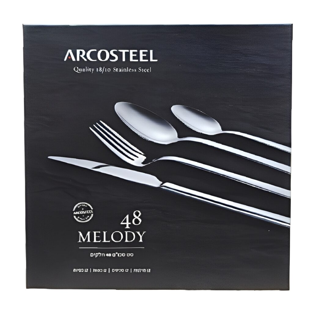 תמונה של סט סכו"ם 48 חלקים - ארקוסטיל ARCOSTEEL MELODY - מרכז החימום