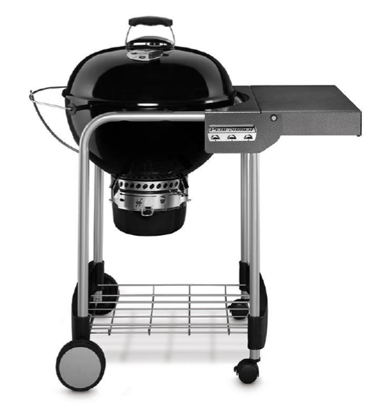 תמונה של גריל פחם 57 ס"מ "פרפורמר" שחור - וובר WEBER PERFORMER - מרכז החימום