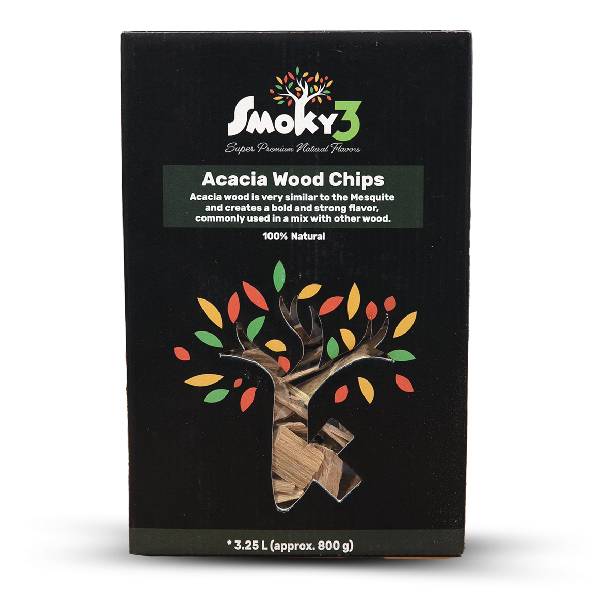 תמונה של שבבי עץ שיטה 3.25 ליטר - SMOKY 3 - מרכז החימום