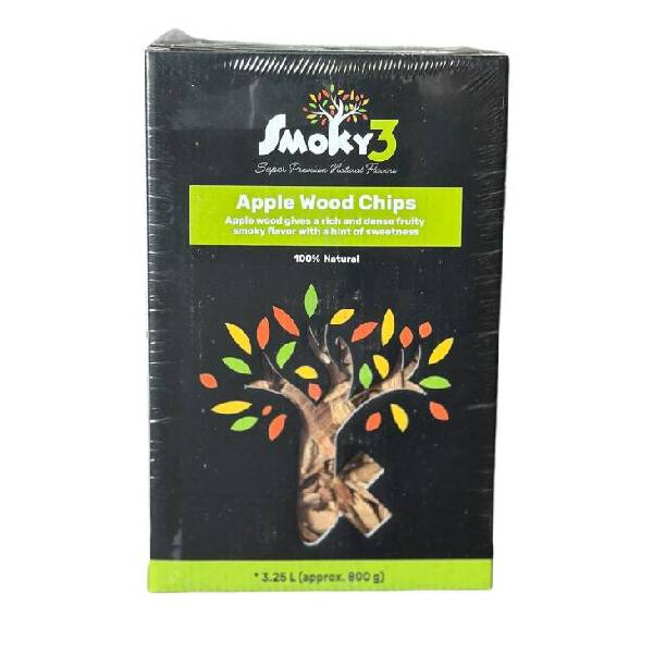 תמונה של שבבי עץ תפוח 3.25 ליטר - SMOKY 3 - מרכז החימום